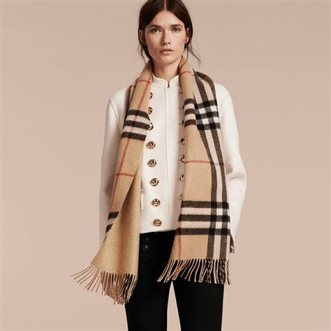 burberry lightweight cashmere scarf camel|authentic burberry cashmere scarf.